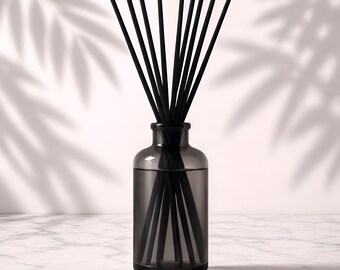 Black Diffuser Reeds 12" Grand – Replacement Fiber Sticks (10 or 25 Pack) | Durazza