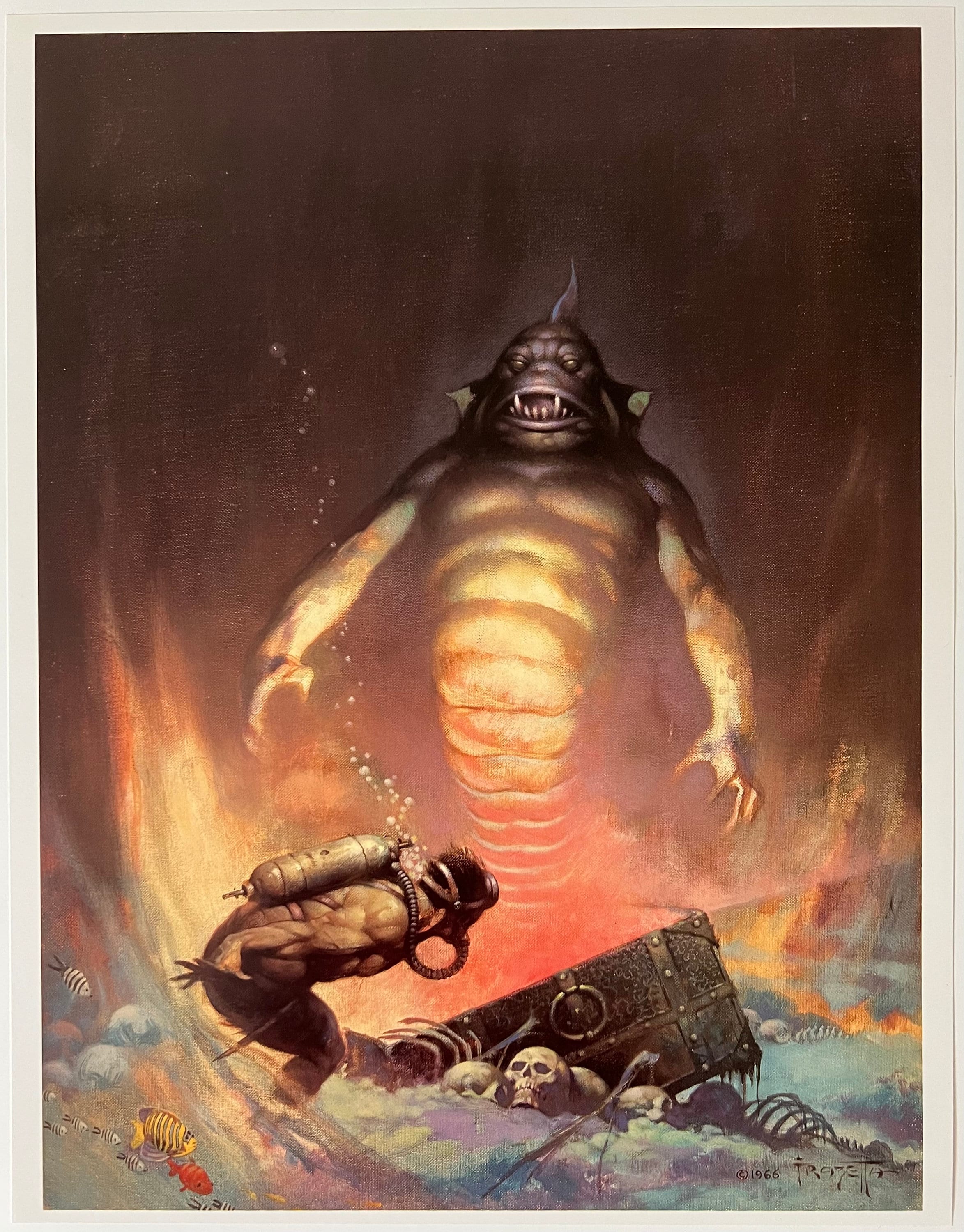 Frank Frazetta Sea Monster Fantasy Art 1999 Vintage Book - Etsy Australia