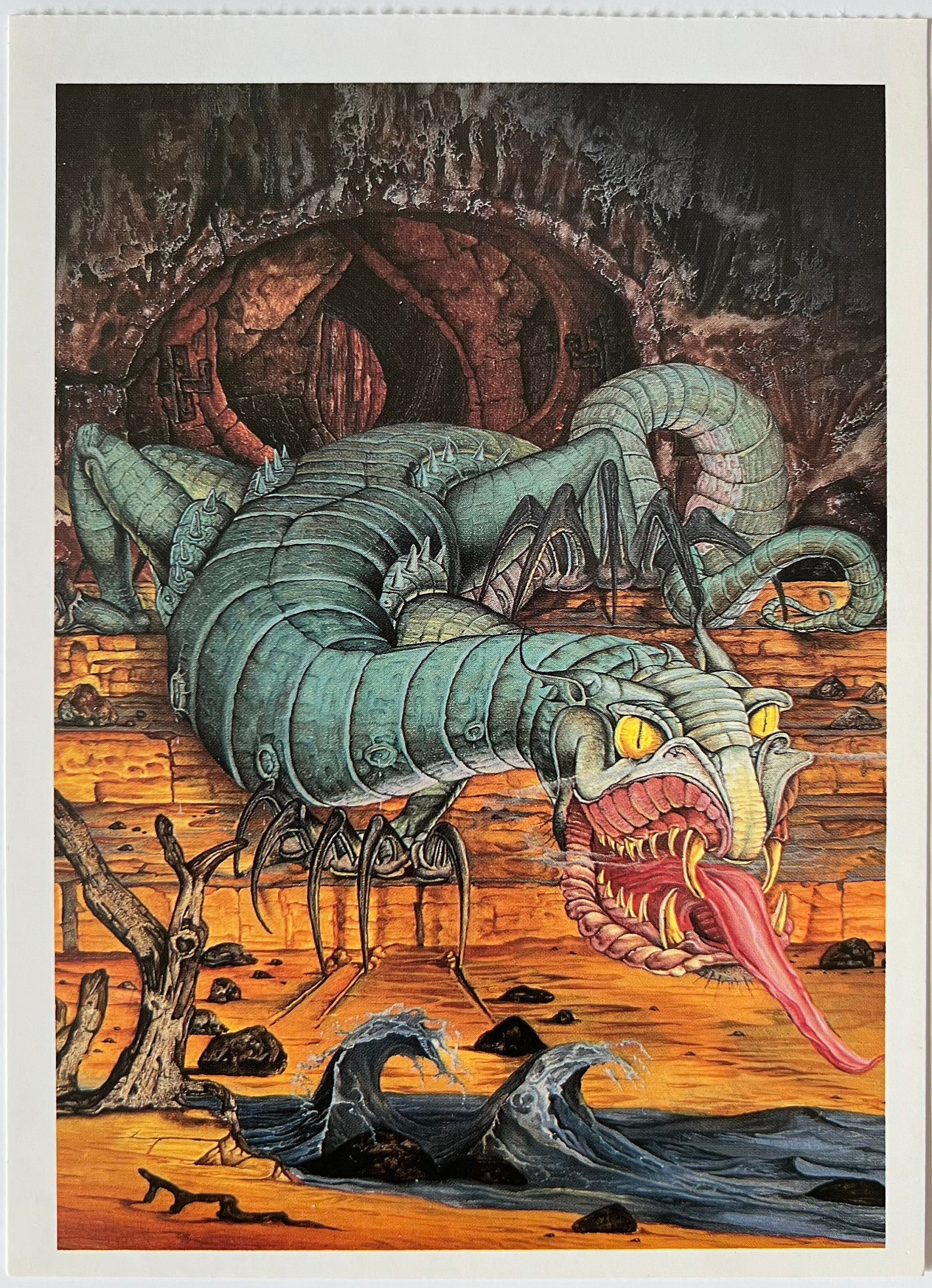 The Eye of Glaurung Signed Print Tolkien Art Fantasy 