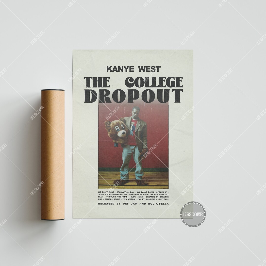 Kanye West Poster / the College Dropout Poster / Album Cover - Etsy