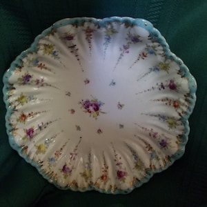Vintage Decorative China Large Serving Bowl