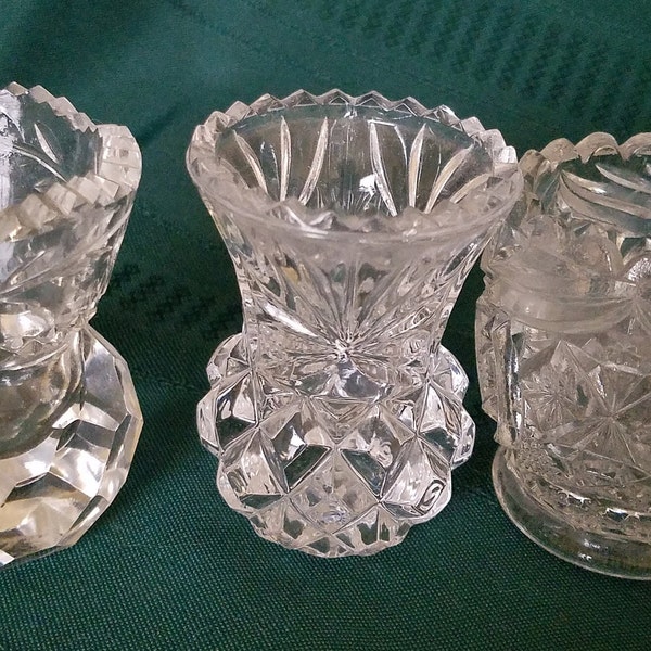 Toothpick Holder Vintage Glass Etsy