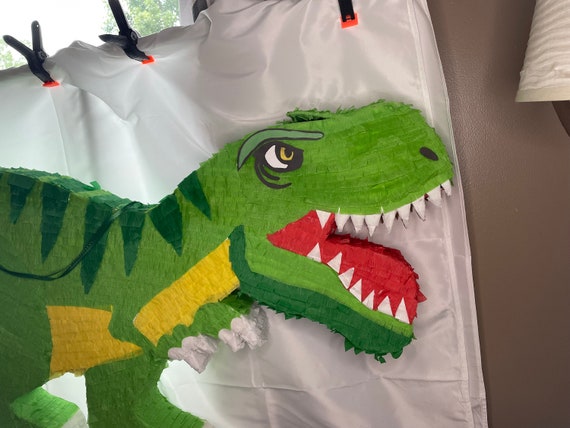 dinosaur Pinata. dinosaur Birthday. Party Theme. T-rex pinata