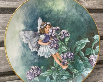 ヴィンテージ「ヘリオトロープの妖精」プレート：ビレロイ＆ボッホ フラワーフェアリーズコレクション