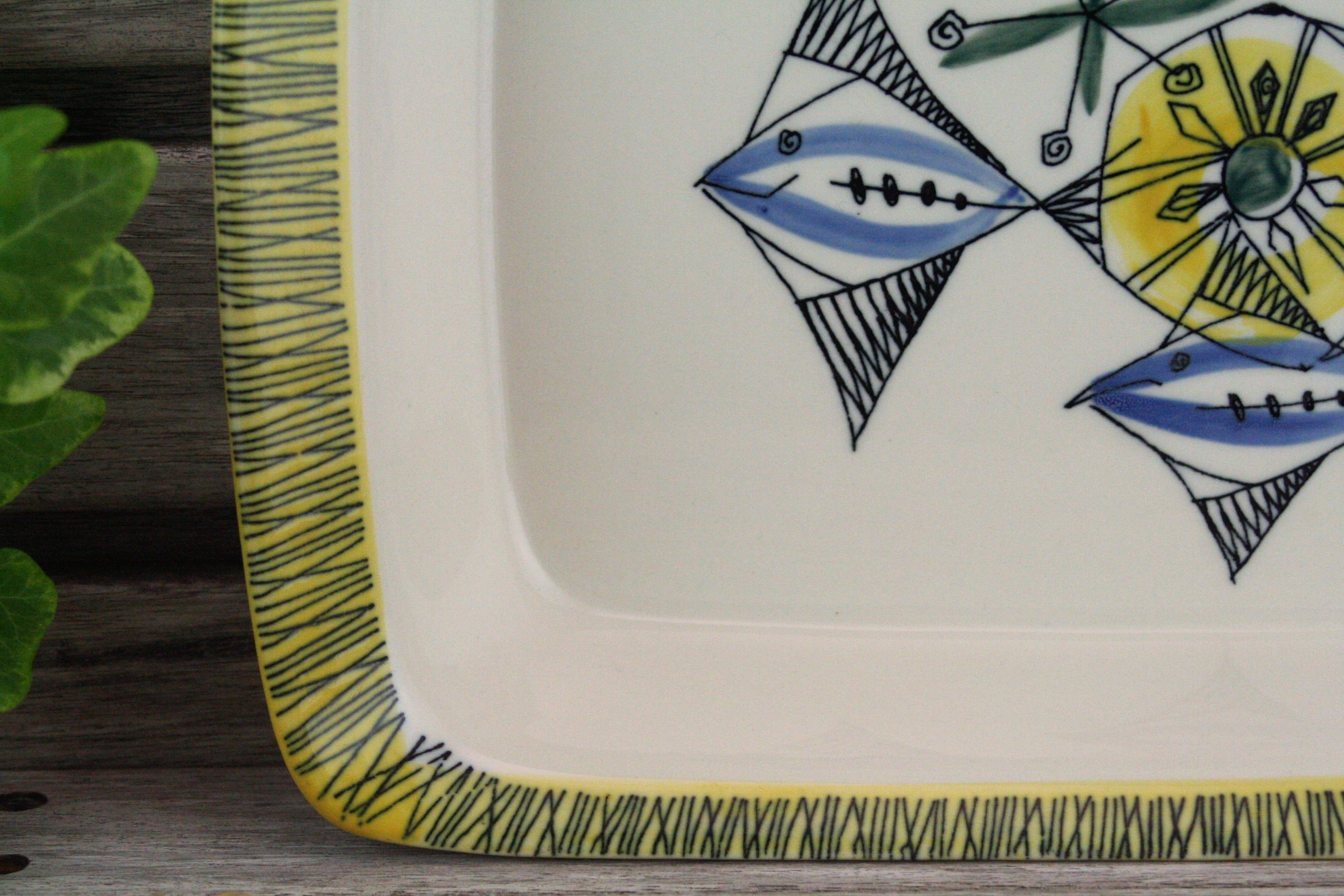 Stavangerflint Bambus Flamingo Baking Dish  Norwegian Mid-century Ceramic,  1950s - Etsy
