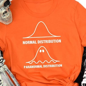 Paranormal Distribution Shirt, Funny Statistics Halloween Tee, Ghost Bell Curve Shirt, Math Teacher Gift, School Psychologist Tee
