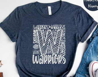 Warriors Mascot T-Shirt, Team Spirit Tee