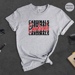 Team Mascot Shirt, Cardinals Team Shirt, Cardinals Team Spirit Shirt, Cardinals Fan Shirt, Cardinals School Shirt, Cardinals School Spirit