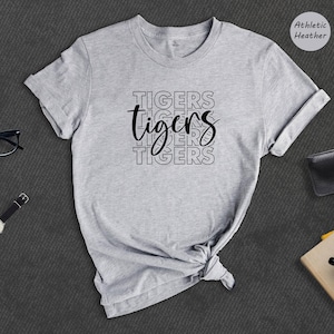 Team Mascot Shirt, Tigers Team Shirt, Tigers Football Shirt, Tigers Fan Shirt, Tigers School Tee, Tigers School Spirit, Tigers Mom Shirt