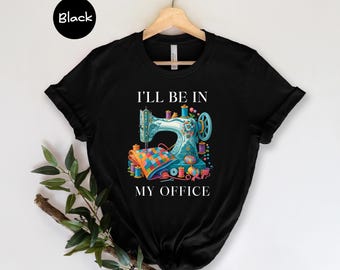 Funny Sewing Machine T-Shirt, Quilting Seamstress Gift