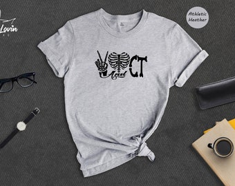 Peace Love CT Scan Radiology Tech Shirt