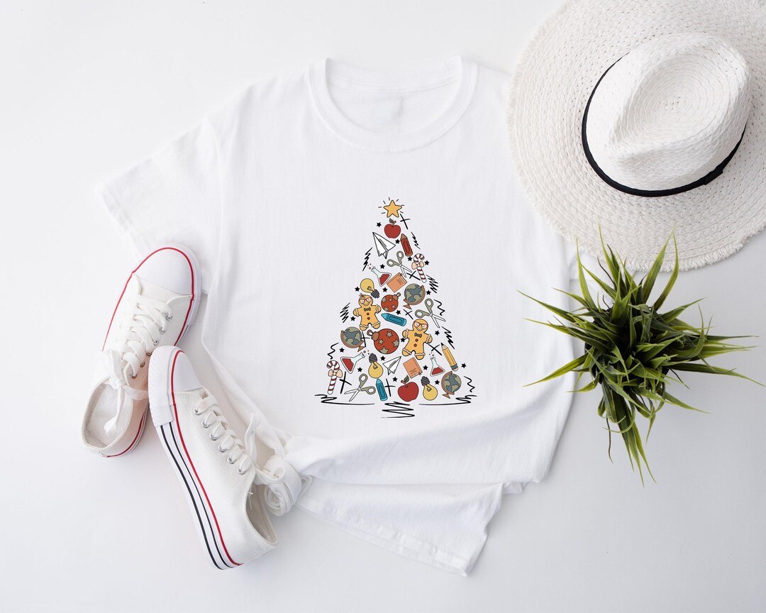 Teacher Christmas Shirt, Teacher Christmas Tree Shirt, Funny Teacher