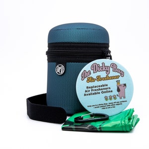 Dicky Bag-Neoskin Material: Ein Hands Free, Odor Proof, Dog Poo Taschenhalter das Original und das BESTE handgefertigt in Großbritannien