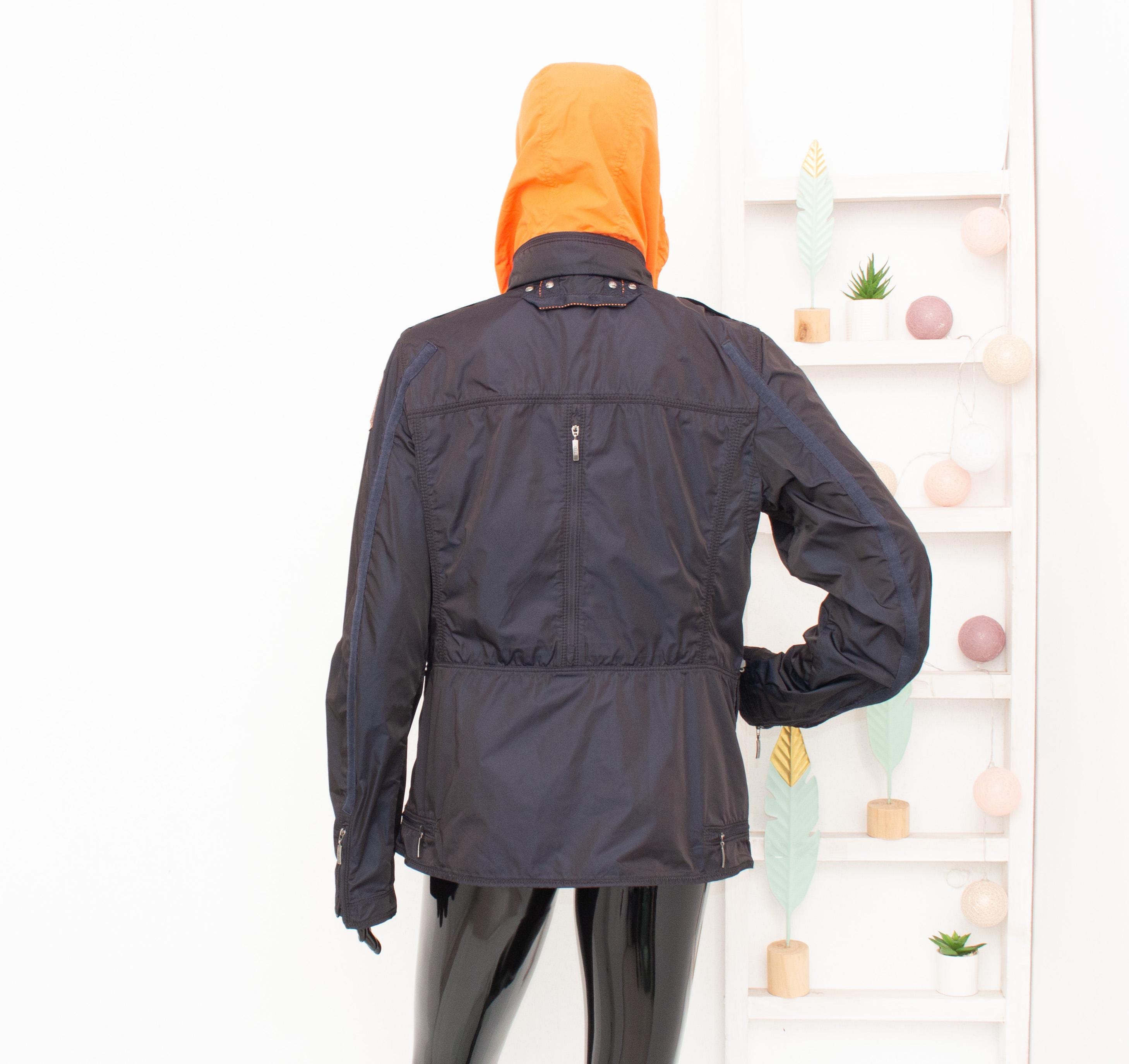 Parajumpers Desert Jacket Blue Windbreaker Multipockets