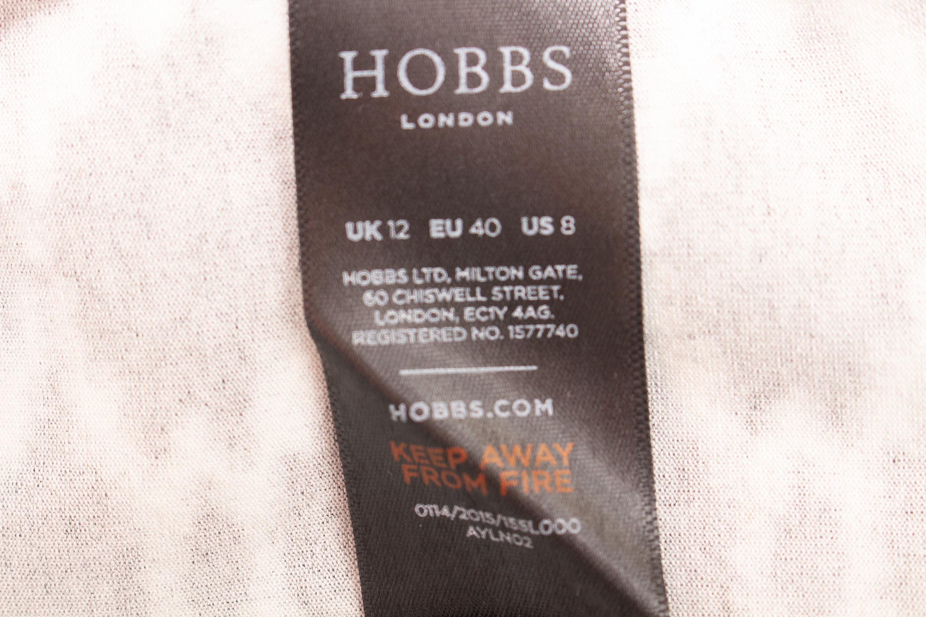 Vintage Hobbs London Dress Monochrome Black/white Geometric