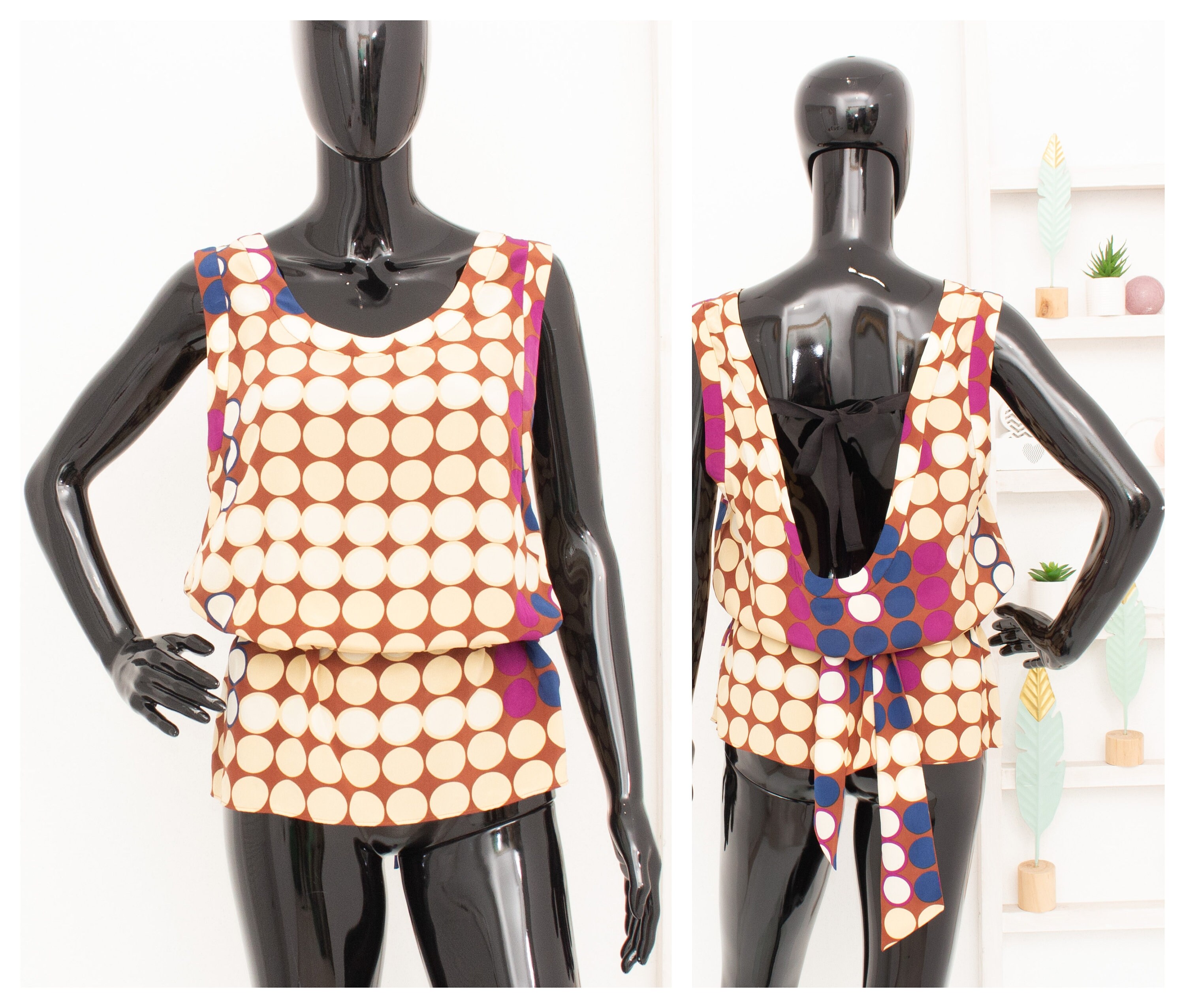 polka dot top h&m
