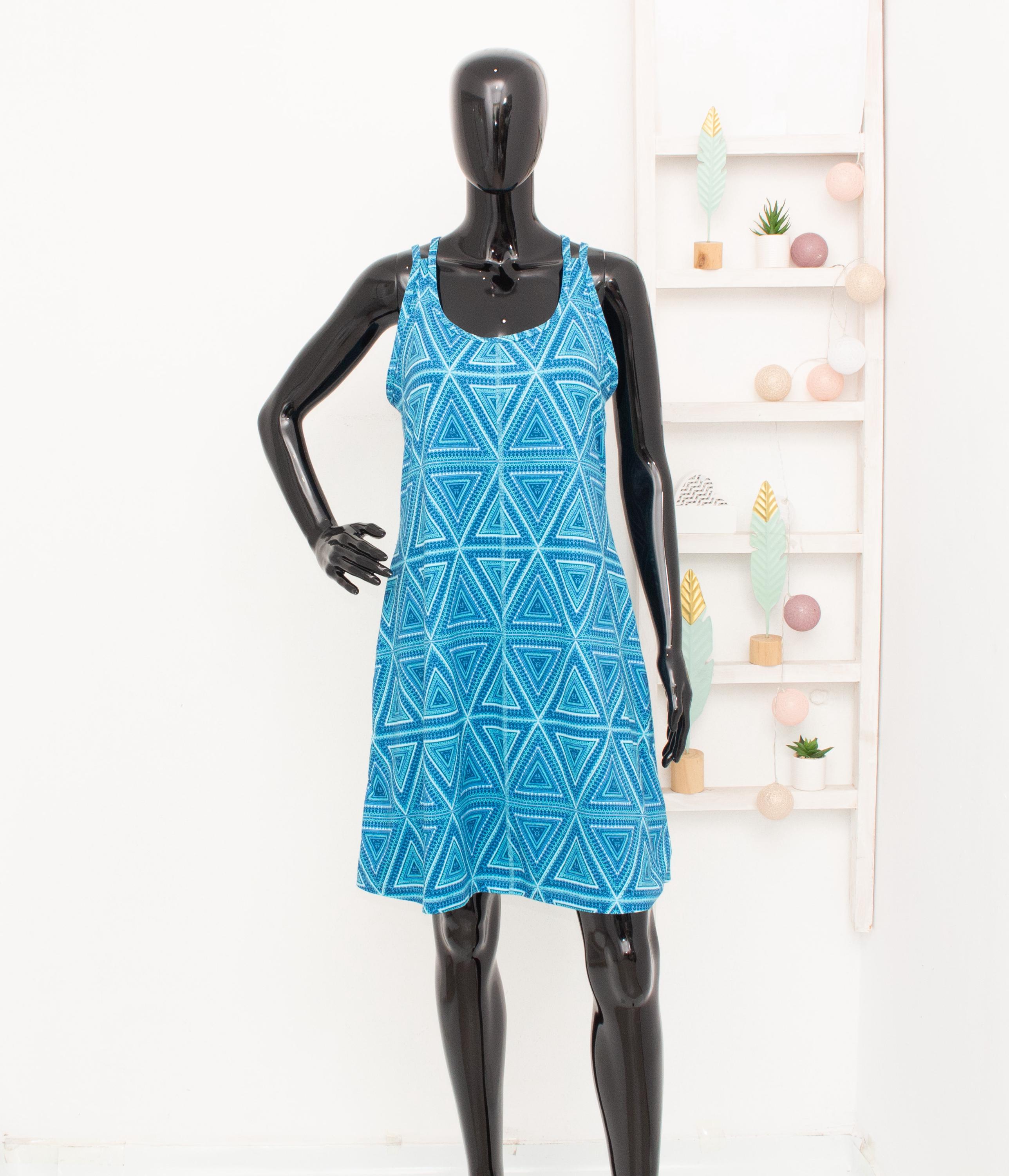crochet dresses for beach Blue Deep Sea Crochet Maxi Dress main image 0