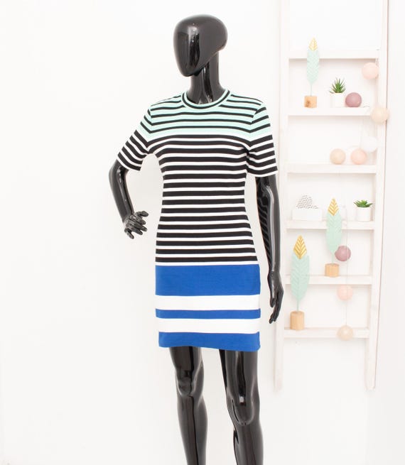 alexander wang striped shirt dress Alexander Wang Wrap Front Off The Shoulder Shirt Dress In Blue - Oxford Stripe