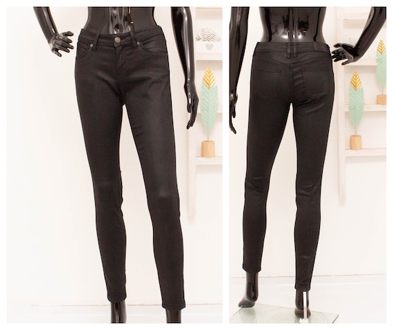 Burberry Brit Trousers Black Slim Skinny Pants Co… - image 1