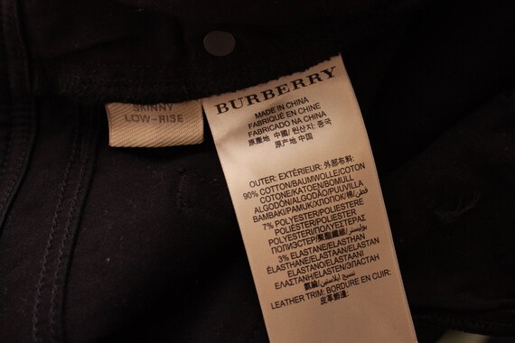 Burberry Brit Trousers Black Slim Skinny Pants Co… - image 9