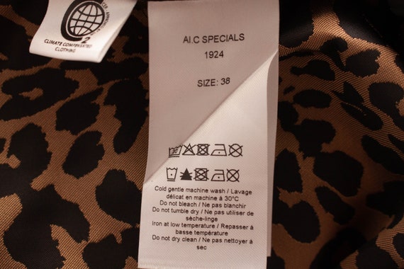 GANNI Mini Skirt Leopard Animal Print Jacquard Cu… - image 9