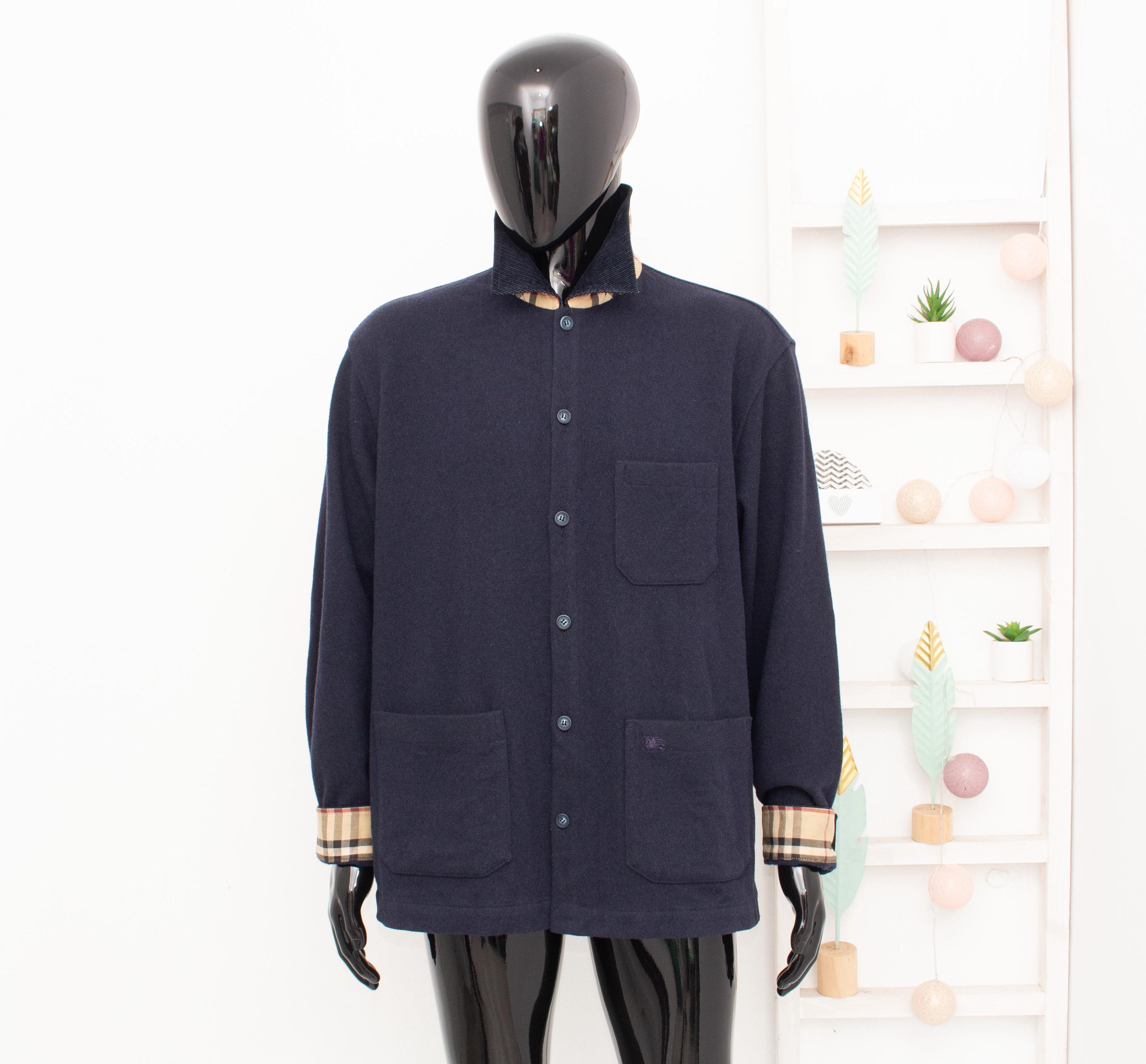 Burberrys Tweed Coat - Etsy