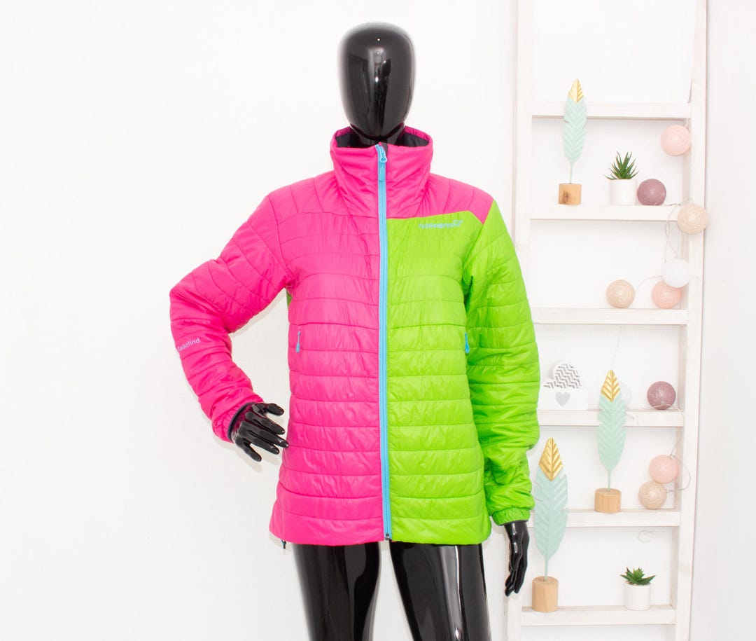 Norrona FALKETIND Primaloft 60 Jacket Pink Green Insulated Women's