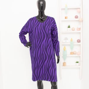purple zebra dress Roxy Dress Zebra Flocked Purple Taffeta