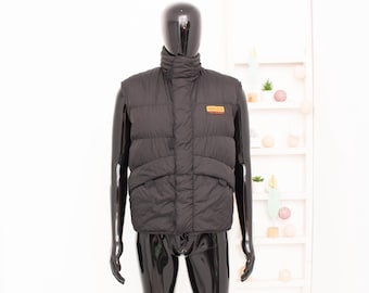 ジャケット・アウター 80s vintage reversible down vest jacket Retro-Style Women's Reversible Snap-Up Puffer Vest – The