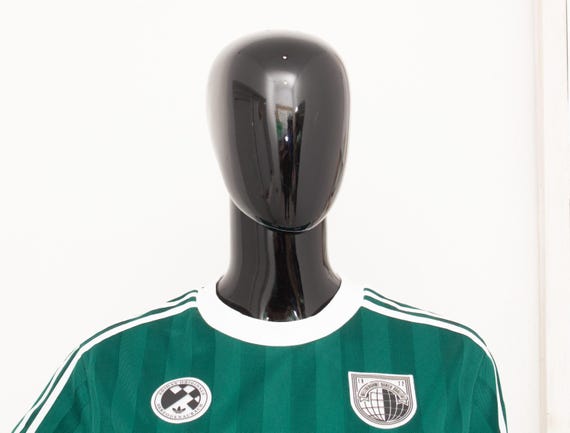 Adidas Originals Cropped Long Sleeve Soccer T-shirt Green