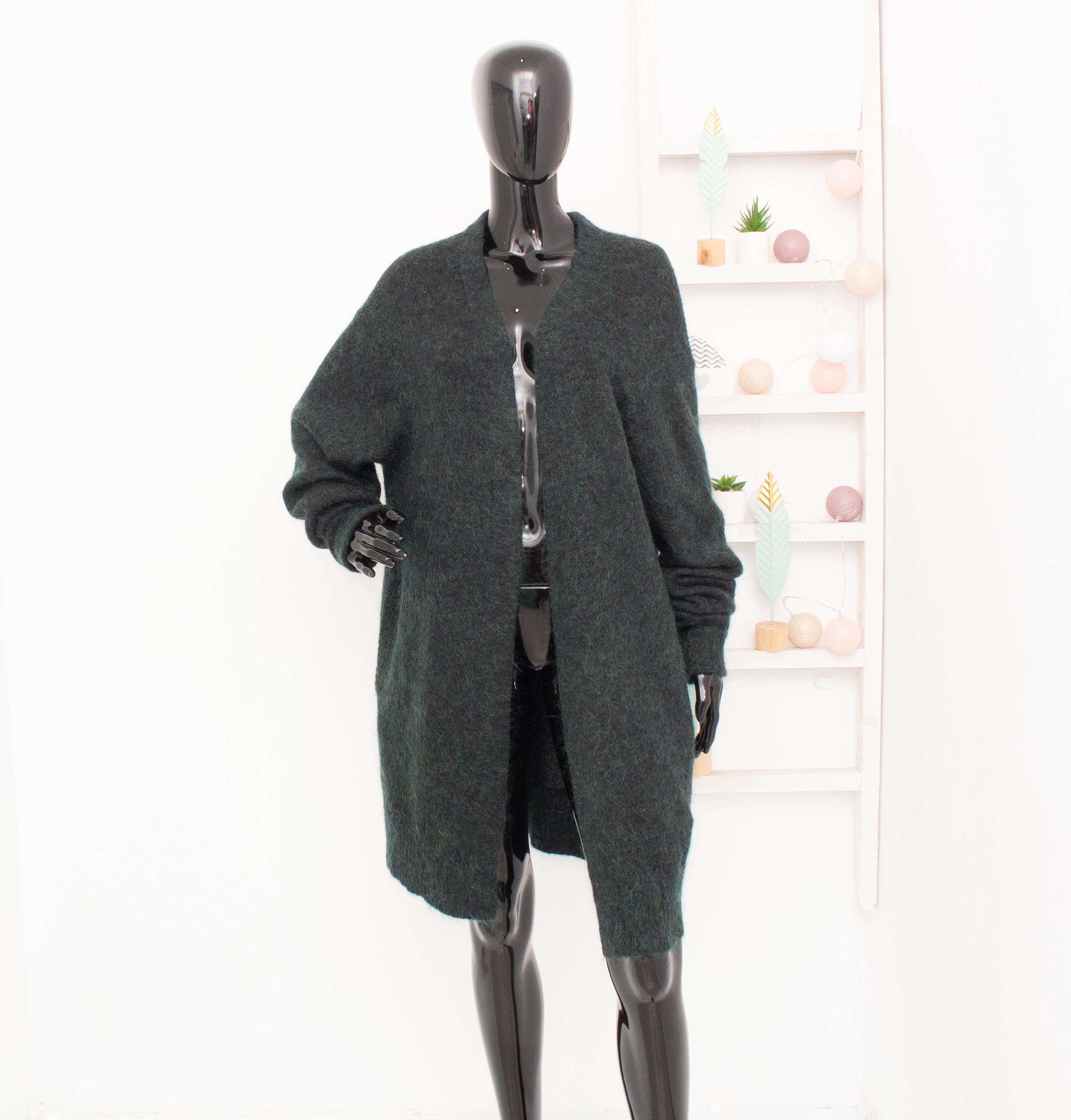 カーディガン ACNE - Acne Studios RAYA MOHAIR KNIT CARDIGAN S Raya Mohair Cardigan by Acne Studios - La GarÁonne – La Garçonne