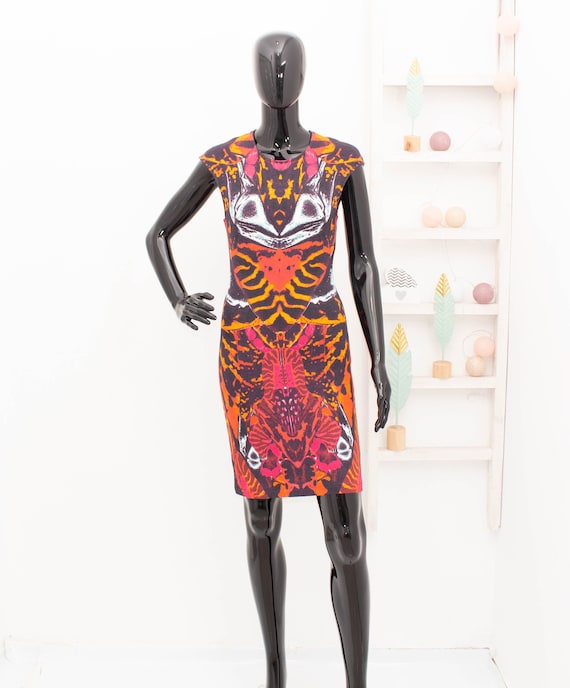 Kaleidoscope print dress online