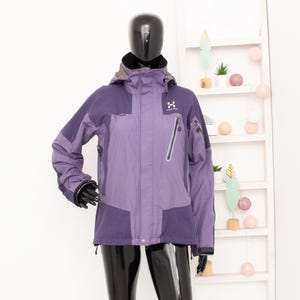 HAGLÖFS ターコイズ レディーススノーウエア上下 Vintage Women's Haglofs Jacket Gore-tex Perfomence Shell Mountain