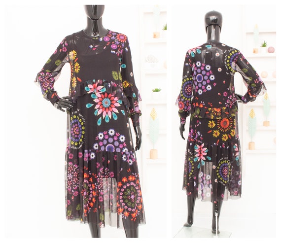 Vestido mandalas desigual sale