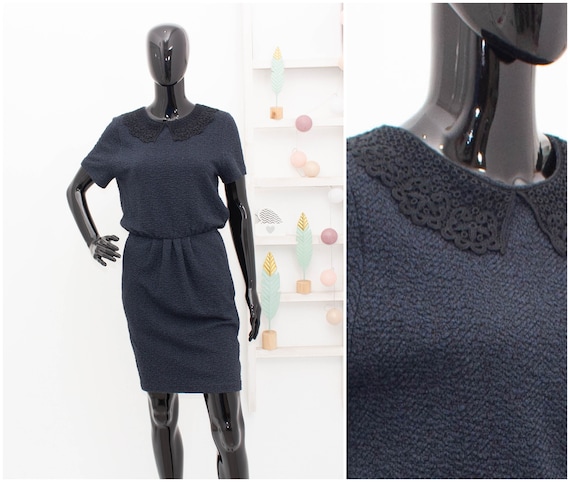 Black ganni dress hot sale