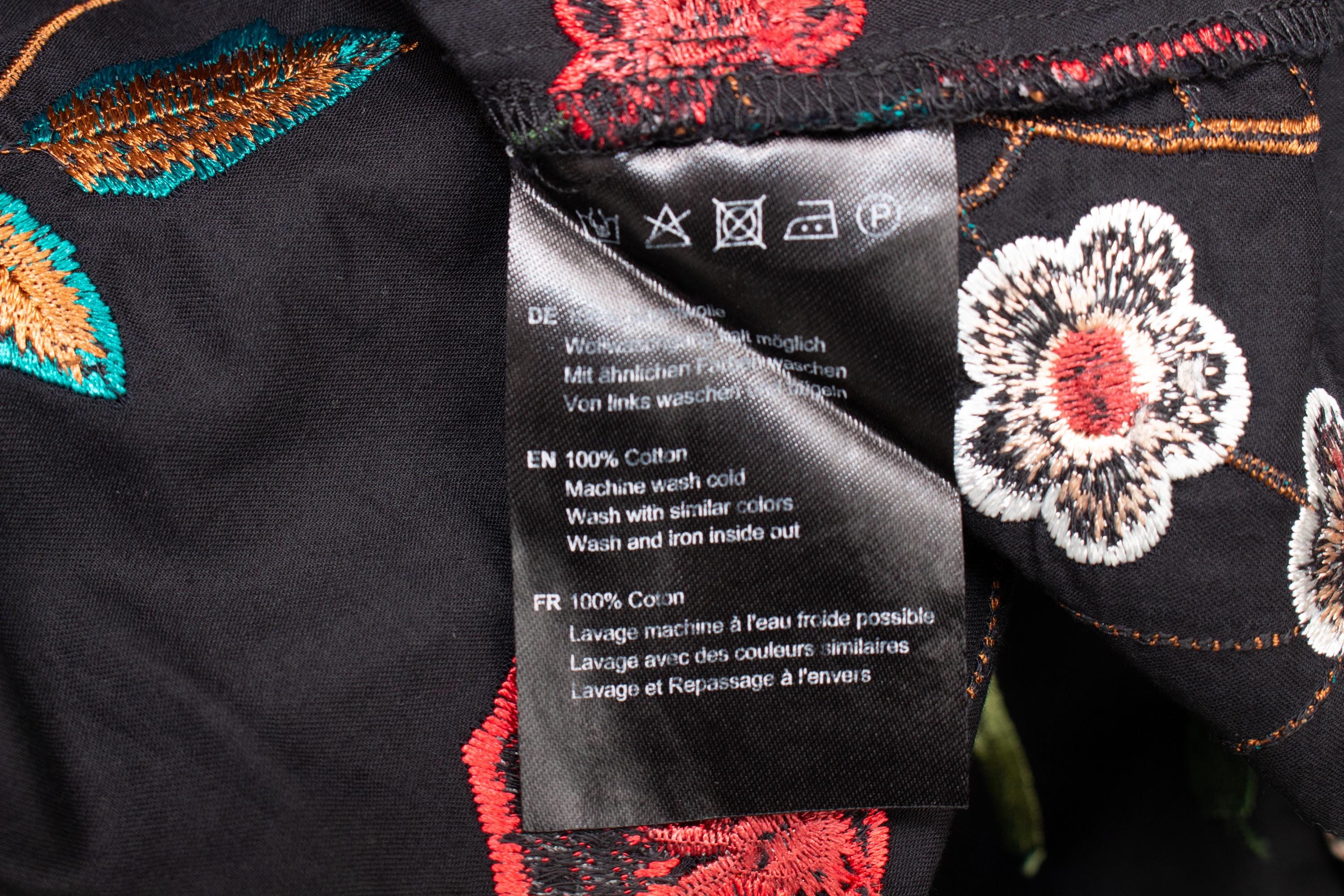 Hallhuber geplooide jurk Japanse bloesem bloemen geborduurde zwarte volumineuze gelaagde jurk 38 10 95 Etsy Nederland