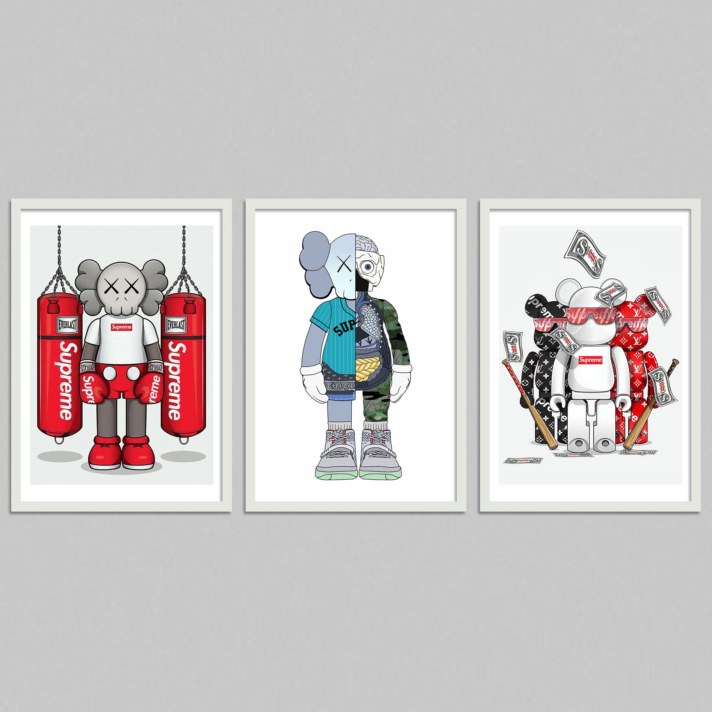 Hypebeast Poster Set of 3 Hypebeast Print Hypebeast Wall Etsy