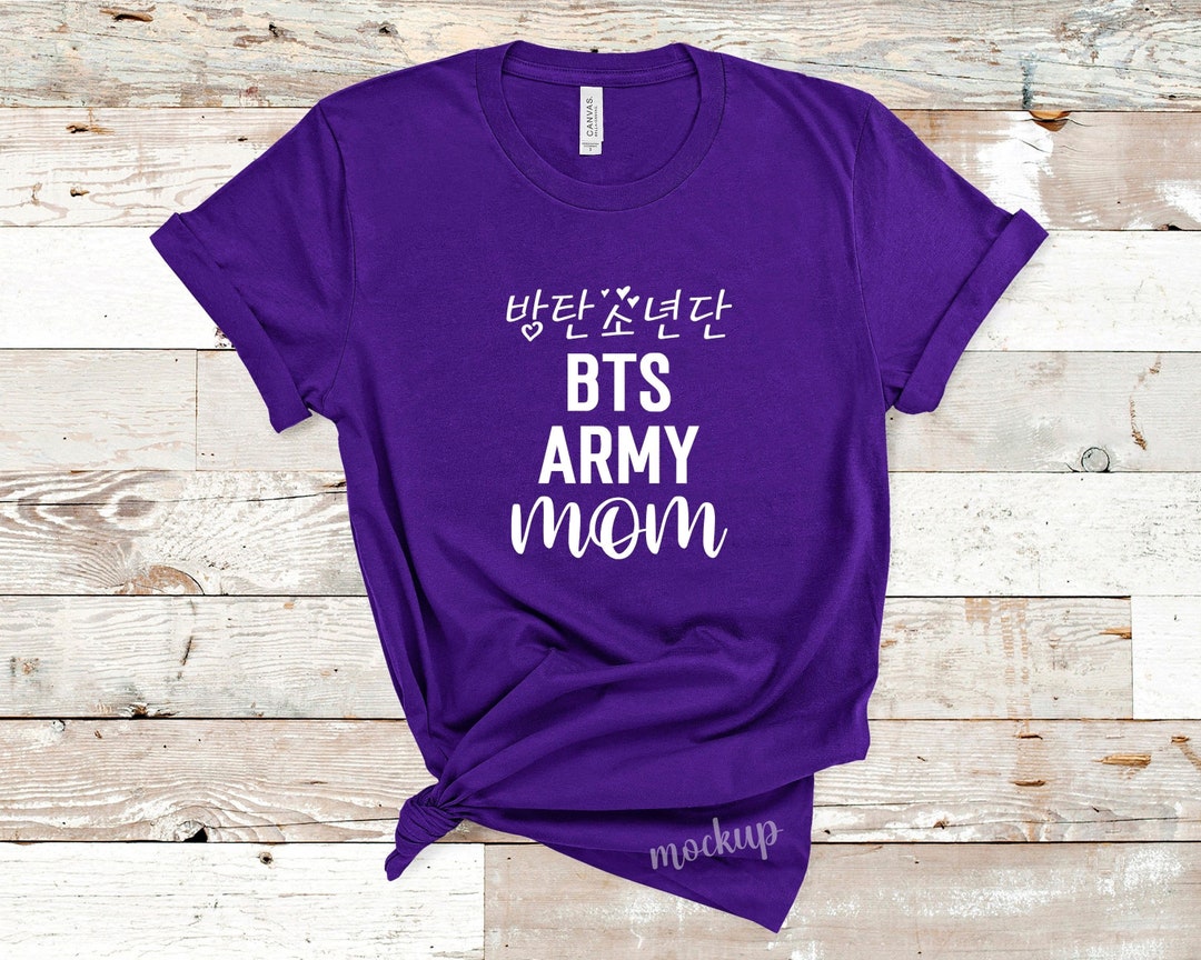 BTS Army Mom Shirt, BTS Mom Gift, K-pop Mom, Mom Christmas Mother's Day