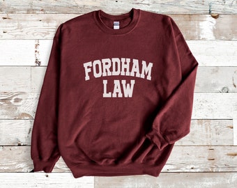 Fordham law school sweatshirt deals