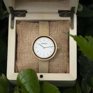 Engraved Watch | Wooden Watches for Women | Birthday gift for girlfriend, anniversary gift for wife, best friend gift, bride gift, present
