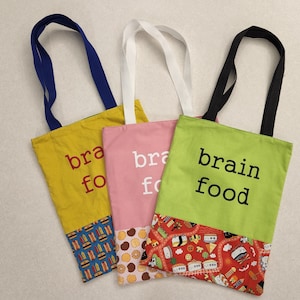 Brain Food Library Tote
