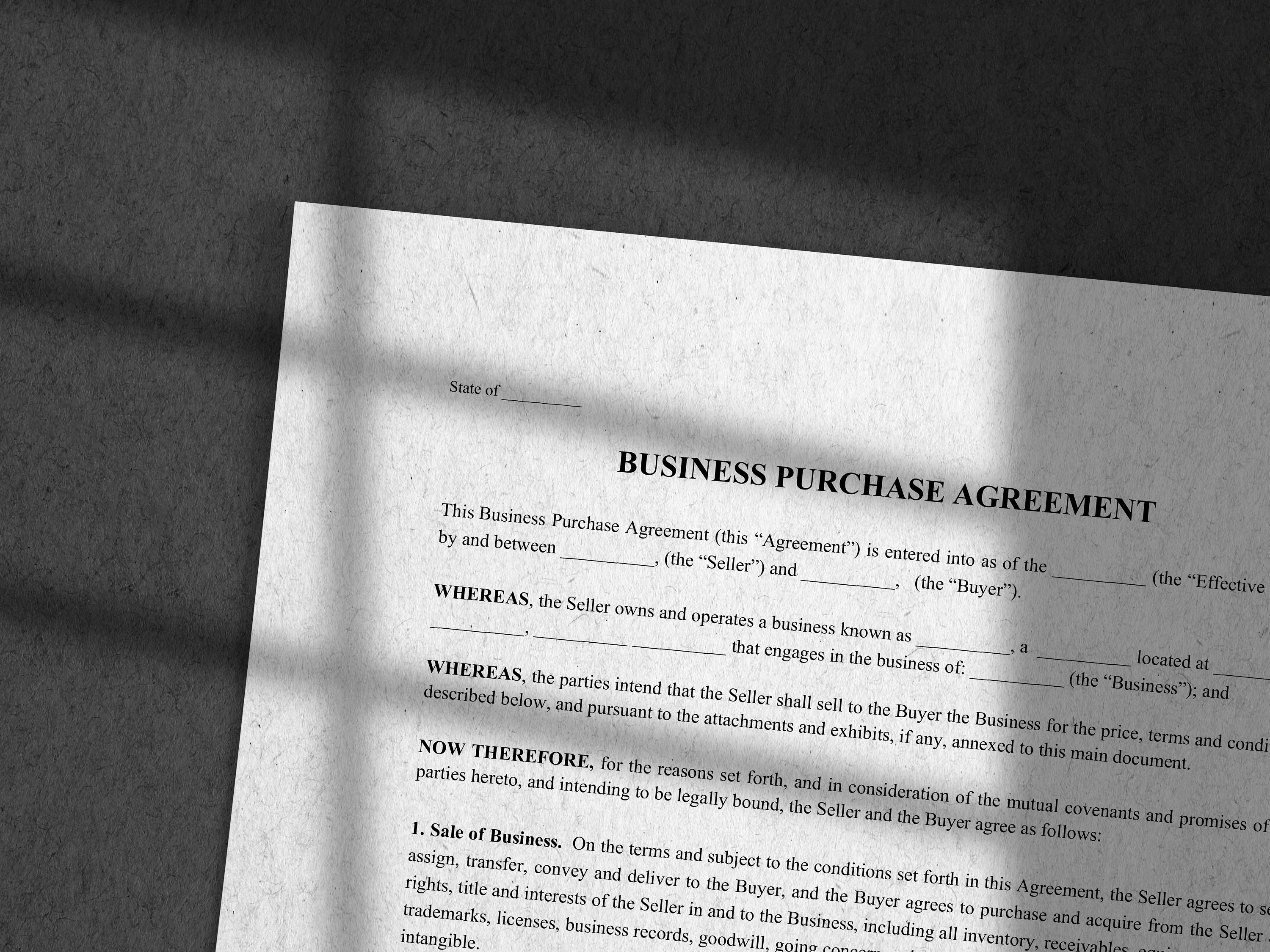 Image 15 for Free Business Purchase Agreement Template