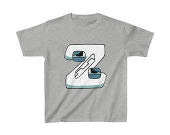 Alphabet Lore Letter Z Kids Tee - YouTube ABC Shirt