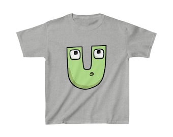 Alphabet Lore Letter U Tee - Heavy Cotton Kids Shirt