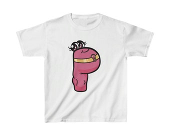 Alphabet Lore 'P' Superhero Kids Tee - YouTube ABCs