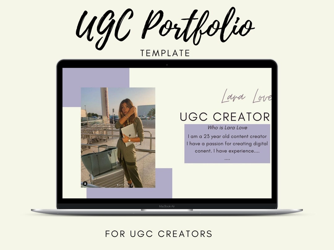 UGC Creator Portfolio Template Customizable Canva Portfolio Template Etsy UGC Creator Portfolio Template Customizable Canva Portfolio Template Etsy
