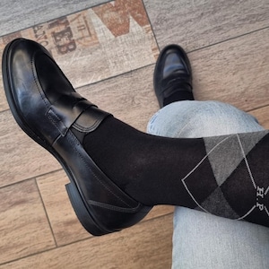 Custom Plaid Bamboo Socks Tailored to Your Fit