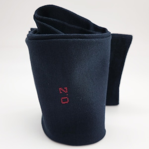 Customized Navy Blue Mercerized Crew Premium Quality Socks, Suit Embroidered Socks, Groomsmen Gift, Set of 3 Pairs