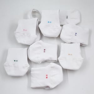 Seamless Sneaker Plain Bamboo Set of 3 Socks, Low Cut Men&#39;s and  Women&#39;s, High Quality Personalized Socks