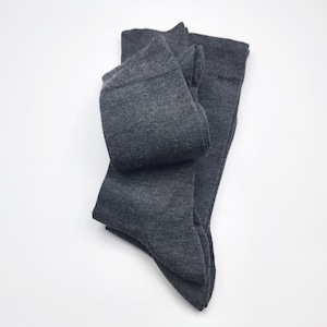 Custom Luxurious Anthracite Cashmere Big Size Ankle Socks- Soft, Warm and Stylish-Customizable Christmas Gift - Socks with İnitials